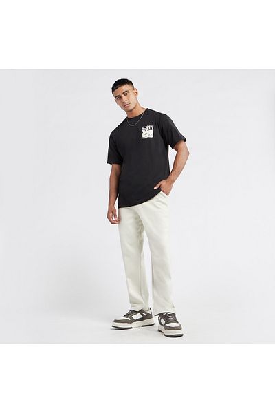 FAV Graphic Print T-shirt with Crew Neck and Short Sleeves