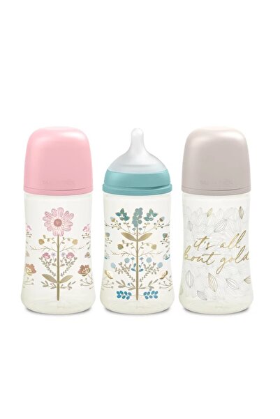 Suavinex Biberon 270 ml tetin? fiziologic? SX Pro cu debit mediu Gri Gold Premium