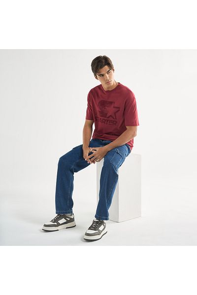 FAV Starter Print T-shirt with Crew Neck and Short Sleeves