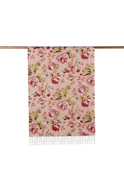 ipekevi Asma Gül Desenli İpek Şal 07166 Vizyon