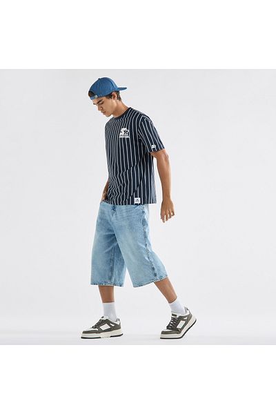 FAV Starter Striped T-shirt with Crew Neck and Short Sleeves