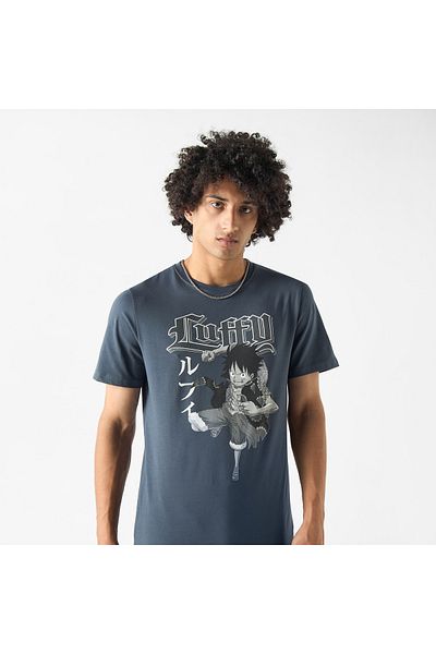 SP Characters Graphic Print T-shirt with Short Sleeves