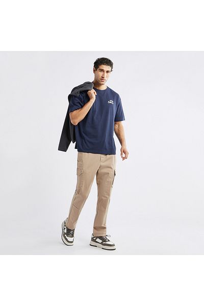 FAV Printed T-shirt with Round Neck and Short Sleeves