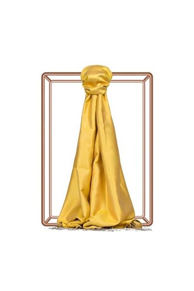 ipekevi Σάλι διπλής όψης 00927 Κίτρινο Φρέζιας