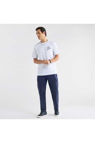 FAV Graphic Print T-shirt with Crew Neck and Short Sleeves