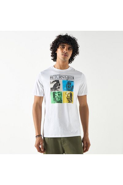 SP Characters Star Wars Return of the Jedi Print T-shirt with Short Sleeves