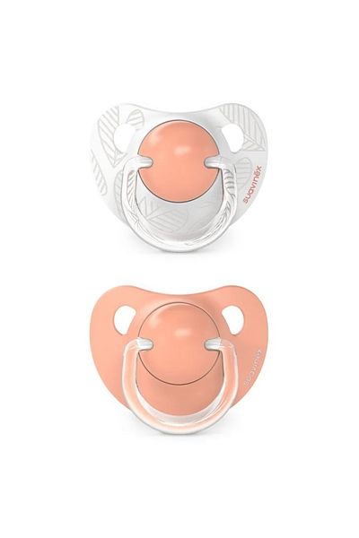 Suavinex Suzet? anatomic? din silicon, 2 buc 6-18 luni piersic? Dreams