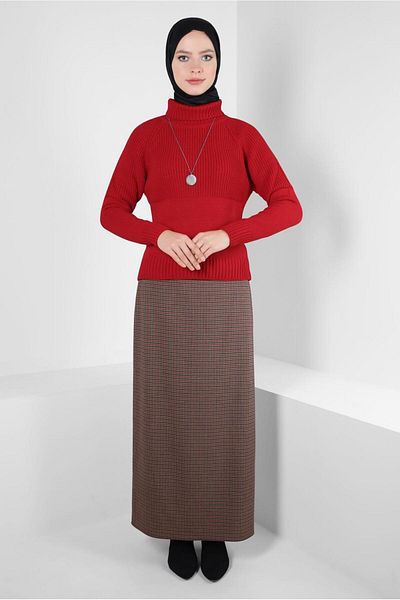 Alvina THROAT COLLAR KNITWEAR SWEATER 44068