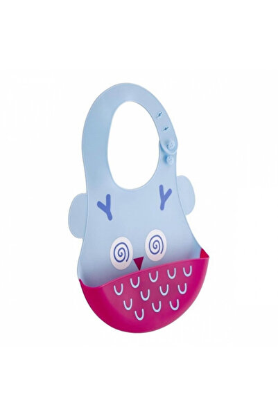 Evelise Baveta BabyJem din silicon Soft Baby Bib (Culoare: Bleu)