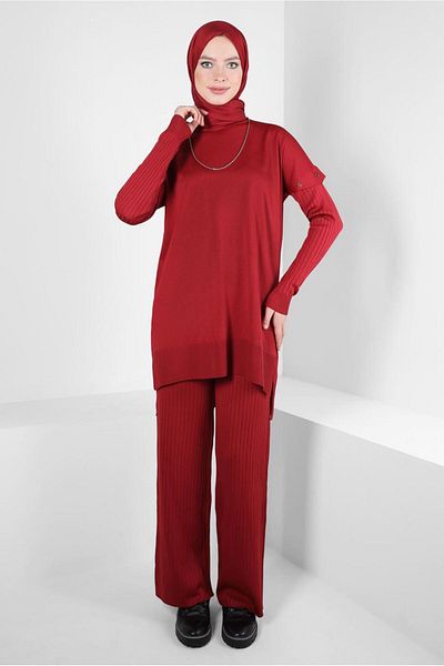 Alvina TROUSERS Knitwear Suit 44084