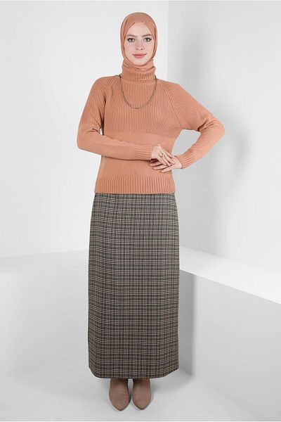 Alvina NECK COLLAR KNITWEAR SWEATER 44068