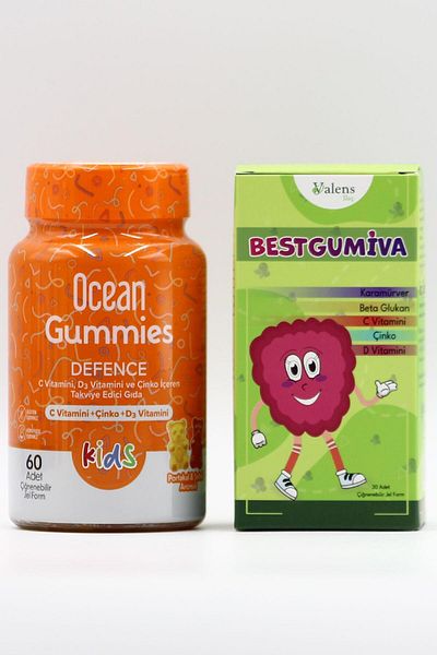 Ocean Gummies Defense Bestgumiva Chewing Form Vitamin Set
