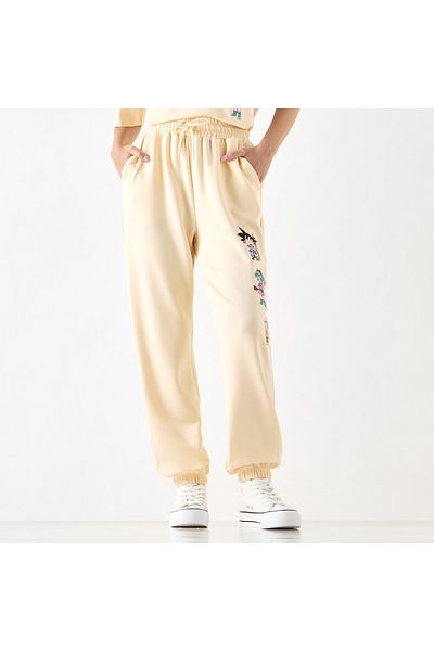 SP Characters Dragon Ball Z Print Joggers with Drawstring Closure and Pockets