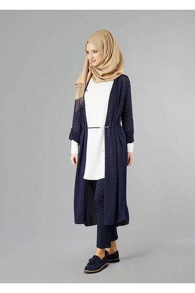 TRENDTESETTÜR Γυναικεία Ζακέτα Navy Blue 7221
