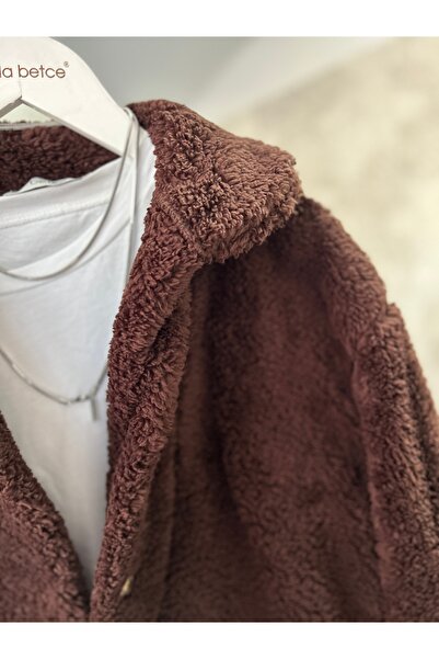 modabetce OVERSIZE ΓΥΝΑΙΚΕΙΟ ΜΠΟΥΦΑΝ ΜΕ ΔΙΠΛΗ ΤΣΕΠΗ ΛΟΥΤΙΝΟ