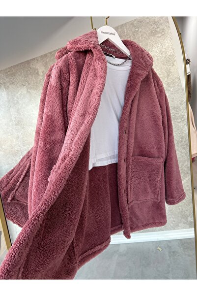 modabetce OVERSIZE ΓΥΝΑΙΚΕΙΟ ΜΠΟΥΦΑΝ ΜΕ ΔΙΠΛΗ ΤΣΕΠΗ ΛΟΥΤΙΝΟ