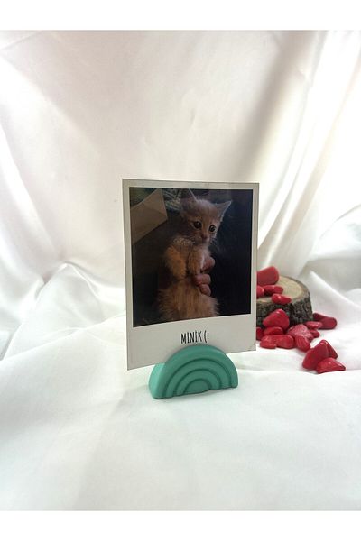 Melouro Ice Green Rainbow Note Holder, Photo and Card Holder, Note Holder Wedding Name Holder