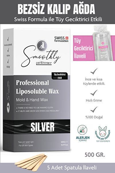 Smoothly 500 G. SİLVER KALIP AĞDA SİR AĞDA EL AĞDASI KUAFÖR AĞDASI ERKEK BERBER AĞDASI