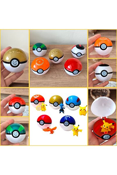 NB market Pokemon topu ve Pokemon figür 1 adet . Poketopu ve Pokemon figür , pokeball poketop