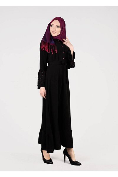 TRENDTESETTÜR T 0515 Φόρεμα με Πέρλες