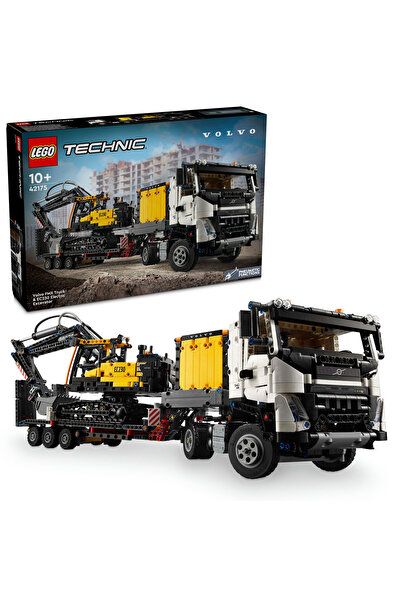 LEGO ® Technic Camion Volvo FMX și Excavator Electric EC230 42175 - Set pentr...