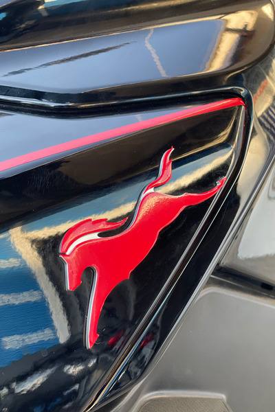 Banxtre TVS Raider için Kırmızı TVS At Logosu için Birebir Uyumlu Sticker Eti...