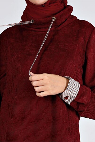 Alvina Βελούδινο τουνίκ σενίλ με κουμπί 43438