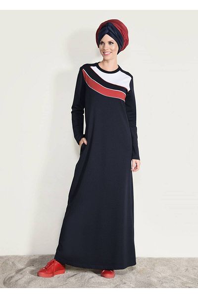 TRENDTESETTÜR T 0918 Bwest- Ριγέ Φόρεμα Φόρεμα