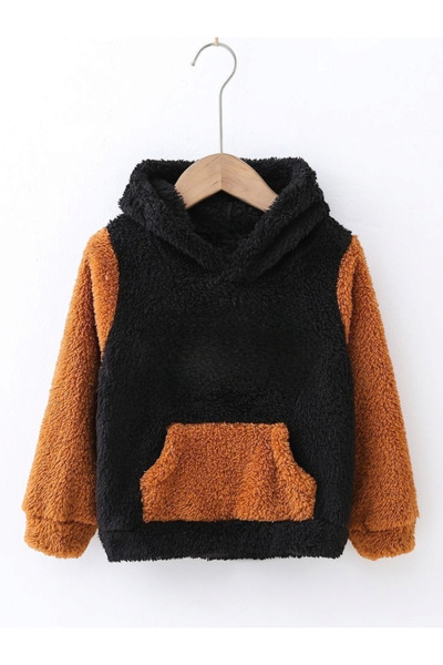 shop унисекс качулка от мека материя, черна