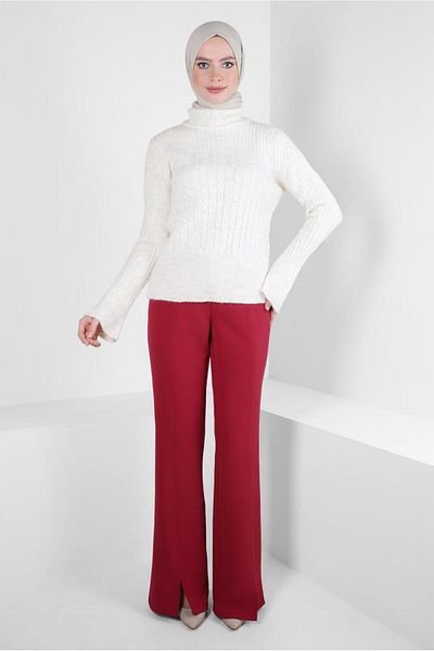 Alvina Pulover Tricotaj - Guler înalt, Model 44069
