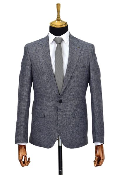 Suitmen Мъжко тъмносиньо спортно яке с двоен цеп BGL-ST03979