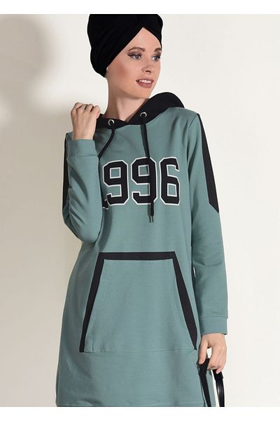 TRENDTESETTÜR Σετ αθλητική φόρμα 8418 - Λεπτομέρεια τσέπης και στάμπα