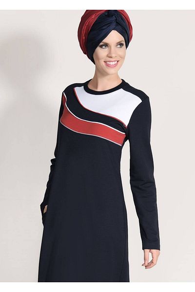 TRENDTESETTÜR T 0918 Bwest- Ριγέ Φόρεμα Φόρεμα