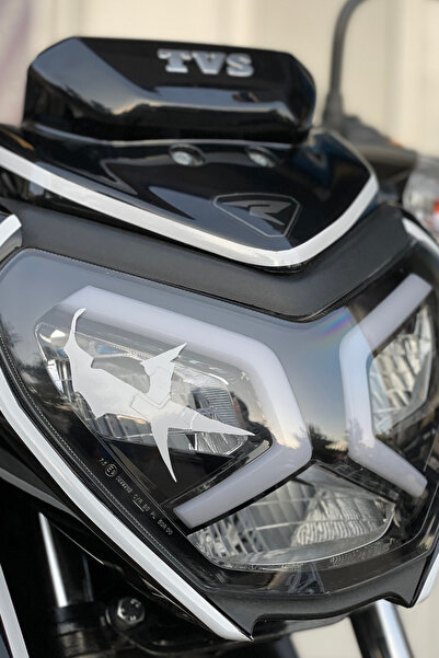 Banxtre Motor Far Camı için Beyaz Venom Göz Sticker Etiket (1 Adet)