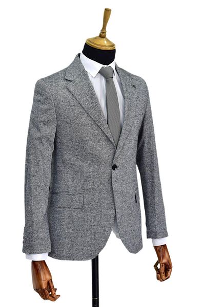 Suitmen Мъжко тъмносиньо спортно яке с двоен цеп BGL-ST03980