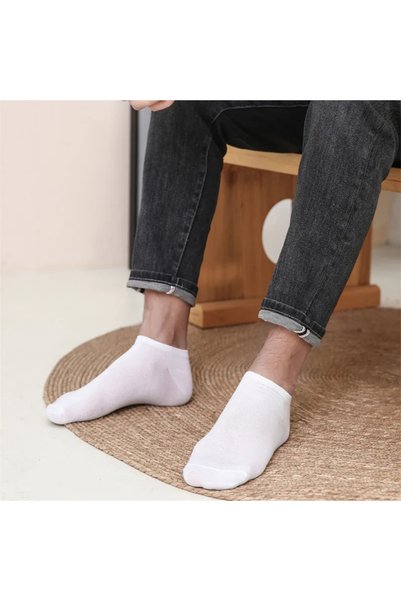 Denidu Çorap Unisex 10 Pairs Eco Booties Socks (Without Sewing)
