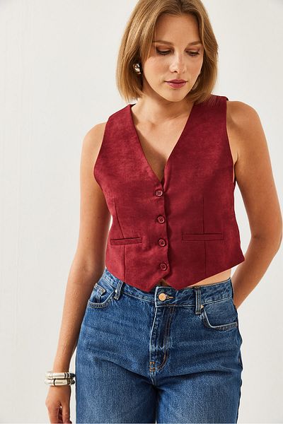 Bianco Lucci Wildlederweste für Damen 60261011