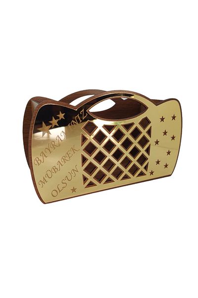 şamaksesuar Candy Chocolate for the Holidays Happy Holidays Decoration with Turkish Text Candy Box
