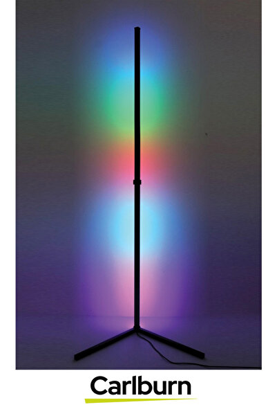 Carlburn 2 Metre Usb Giriş Alüminyum Gövde Metal Ayak Rgb Uzaktan Kumandalı Çubuk Led Aydınlatma