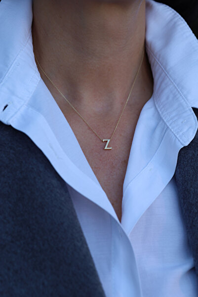 Yenigün Kuyumculuk 14 Ayar Altın Z Harfli Kolye