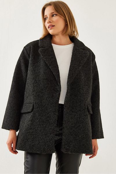 Bianco Lucci Women's Oversize Wide Stamp Coat