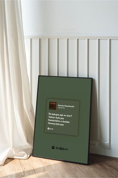Arthopia Spotify Lyrics Ο ηλικιωμένος θείος είναι αγάπης στο πρώτο μήνυμα Διακόσμηση Αφίσα ζωγραφικής με κορνίζα υψηλής ποιότητας