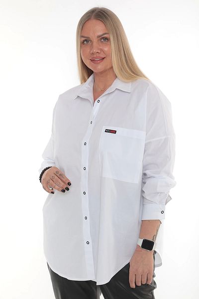 Lady Majestic Cămașă clasică pentru femei de mărime Plus