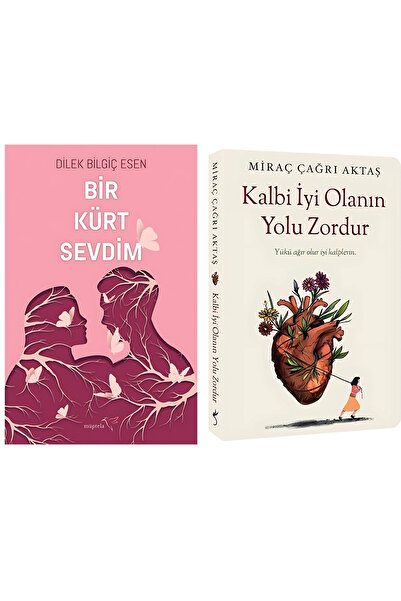 İndigo Kitap Set-bir Kürt Sevdim Kalbi Iyi Olanın Yolu Zordur 2 Kitap Set