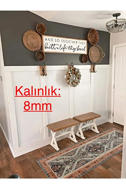Serenti Home İskandinav Duvar Çıtası 5 adet 8mm 100 X 8 cm