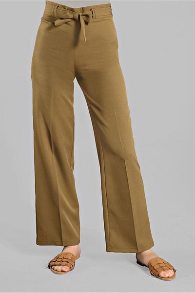 TRENDTESETTÜR Loose Trousers with Lace-Up Waist 1002