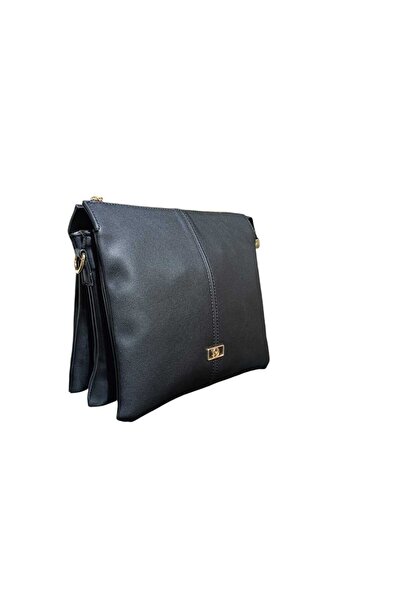 Senna Collection Çok Gözlü Çapraz Çanta SİYAH