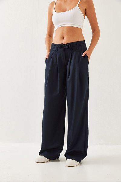 Bianco Lucci Plissee-Palazzo-Hose für Damen 60351229