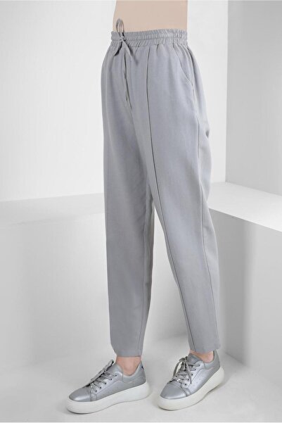 Alvina LINEN PANT WITH ELASTIC BELI 70518