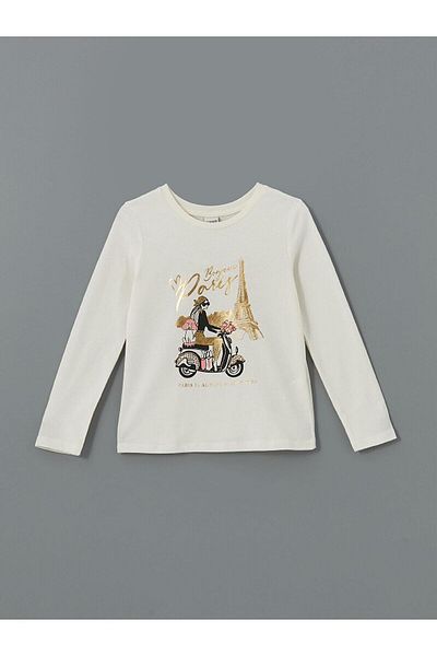 LC Waikiki LCW Kids Crew Neck Girl's T-Shirt